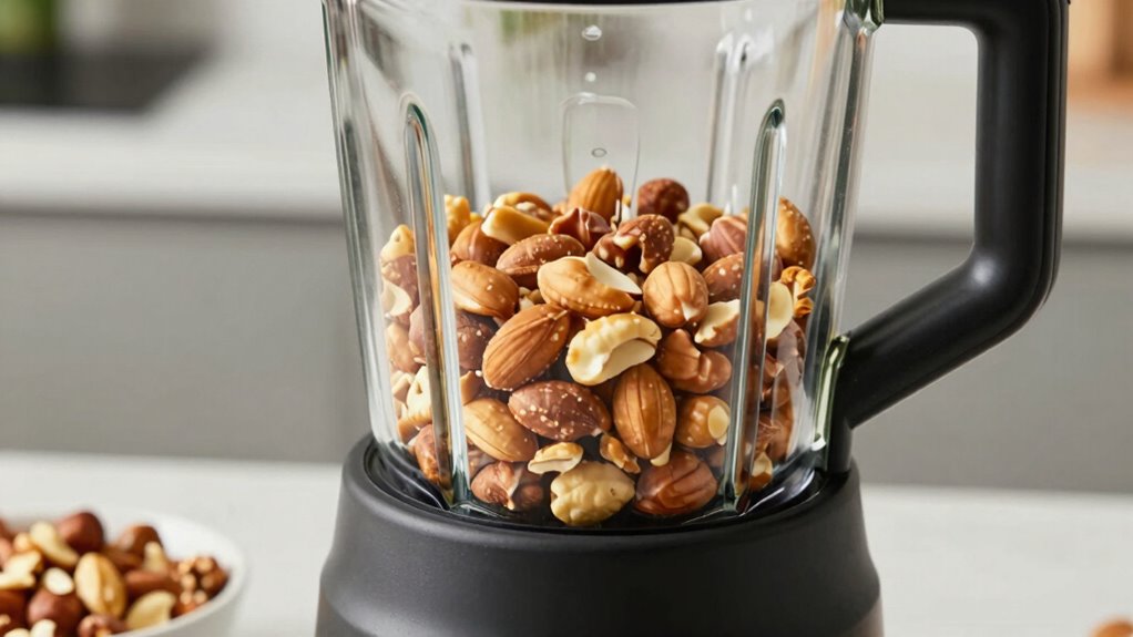 toast nuts before blending