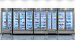 top 15 glass door freezers