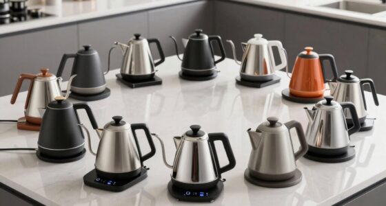top electric pour over kettles