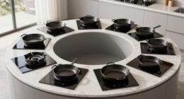 top induction cooktops cast iron