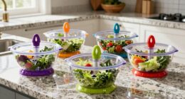 top large family salad spinners