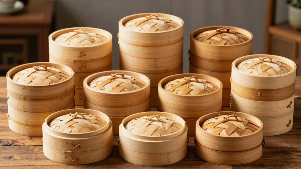 top premium bamboo steamer sets