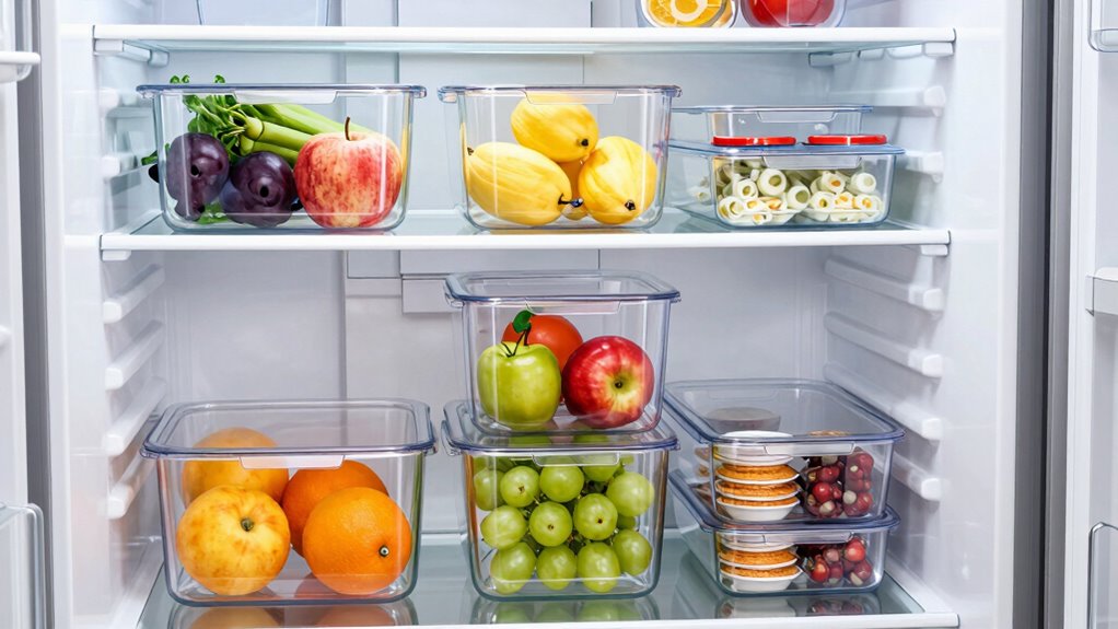 top refrigerator organizer bins