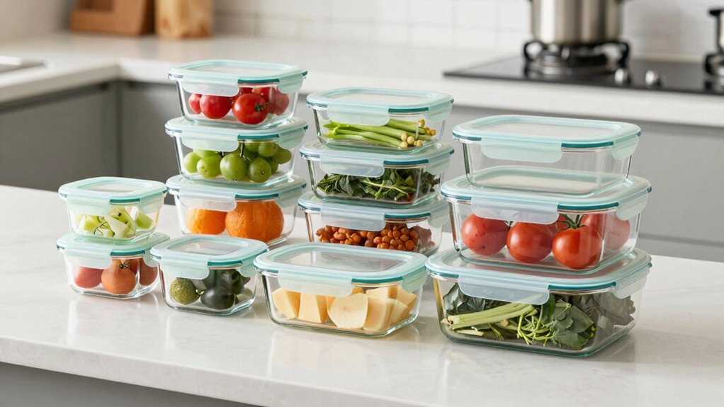 top stackable glass storage sets