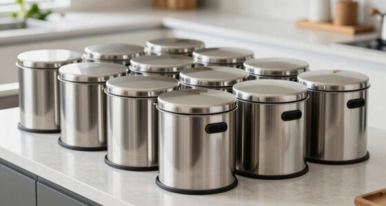 top stainless compost bins