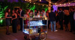 top stainless steel beverage carts