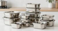 top stainless steel food containers