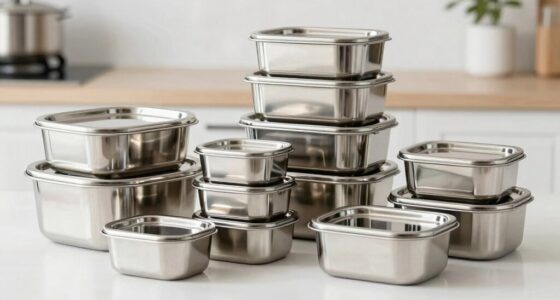 top stainless steel food containers