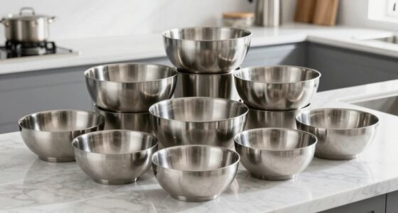 top stainless steel mixing bowls