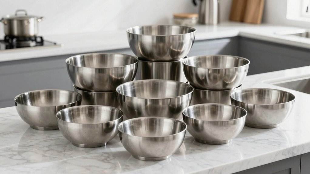 top stainless steel mixing bowls