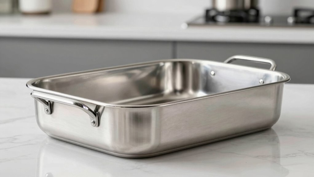 top stainless steel roasting pans