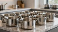 top stainless steel stock pots