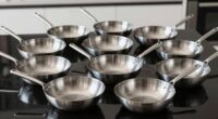 top stainless steel woks