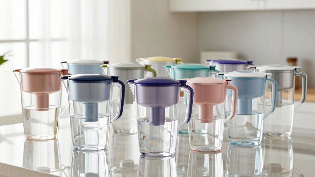 top water filter pitchers
