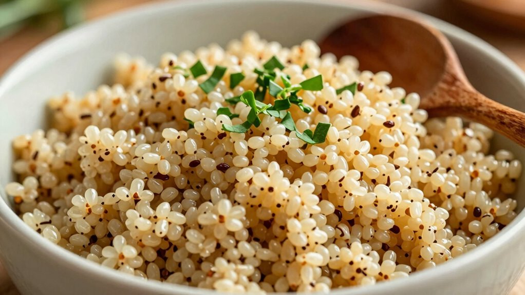 use precise water to quinoa ratio