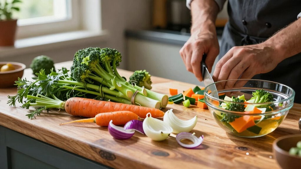 utilize scraps for flavor