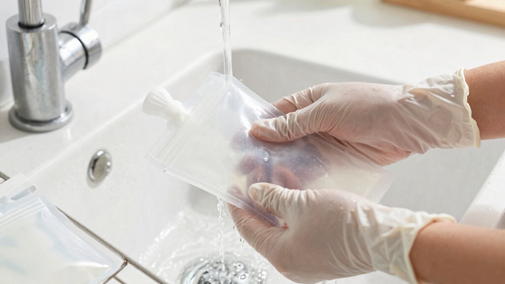 wash silicone bags regularly