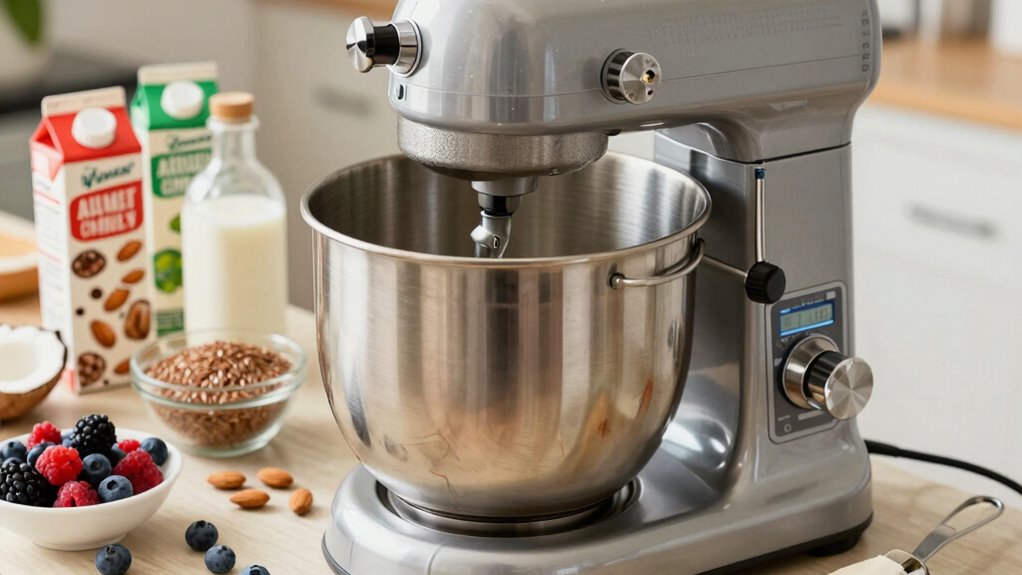 adjust mixer for vegan recipes