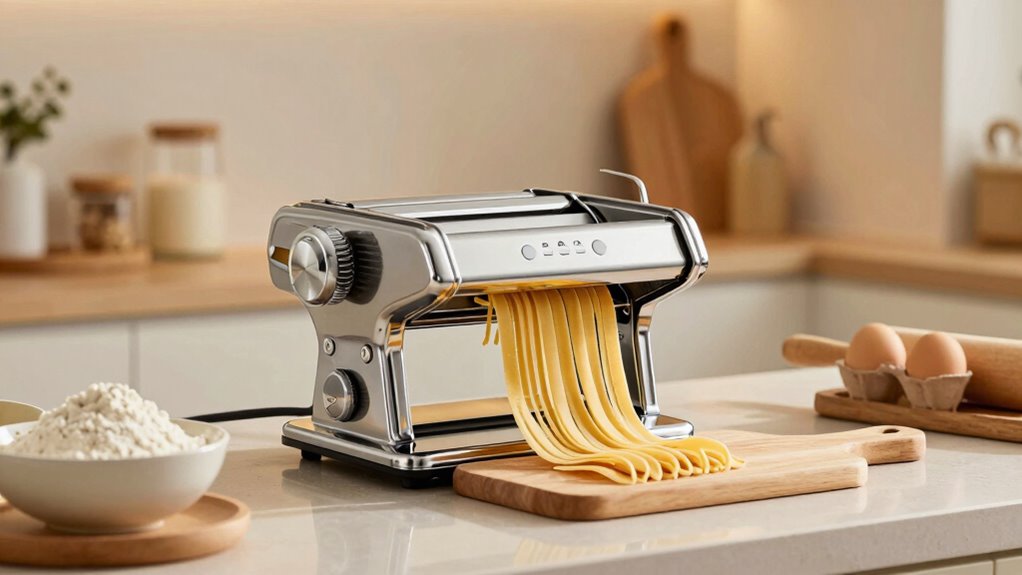 electric pasta maker operation process