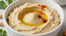 less tahini smoother hummus