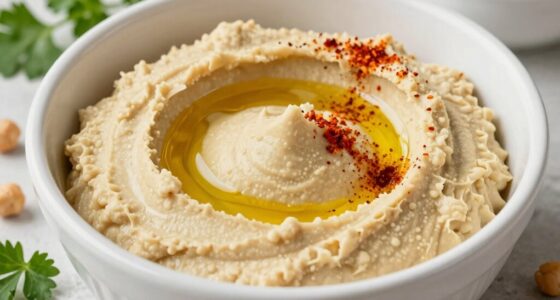 less tahini smoother hummus