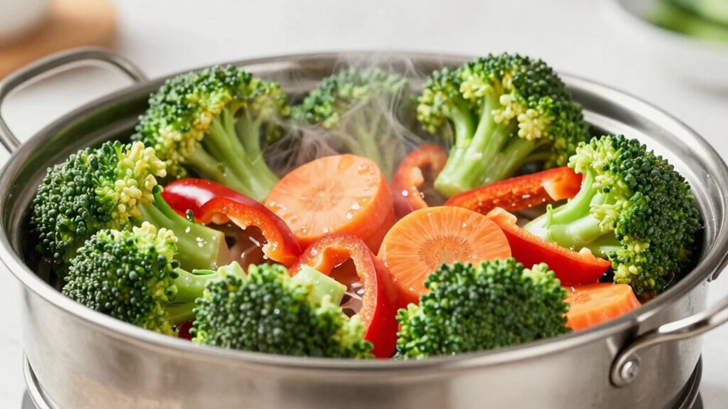 nutrient retention through steaming