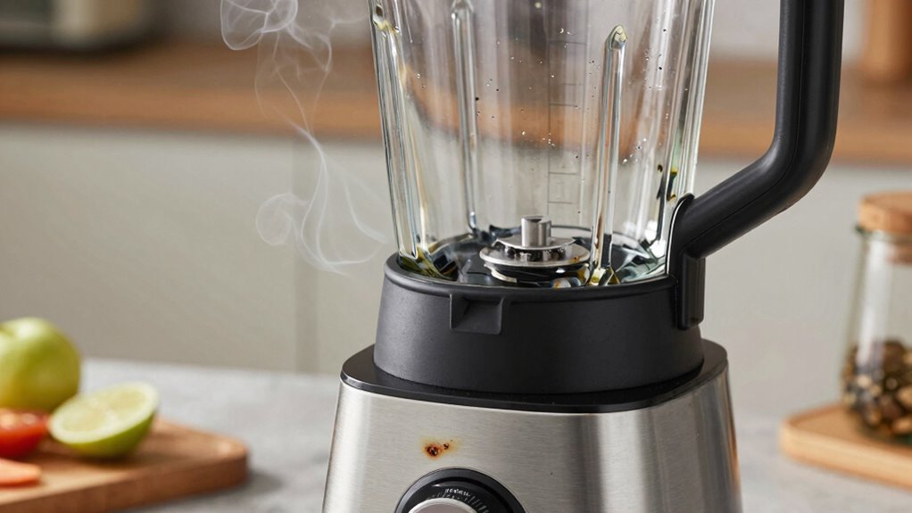 overheating and burning signs