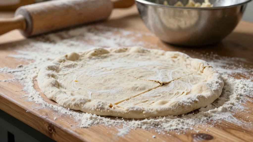 perfectly fermented pizza dough