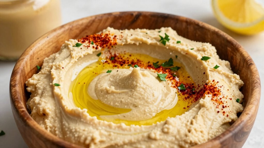 smooth creamy hummus techniques