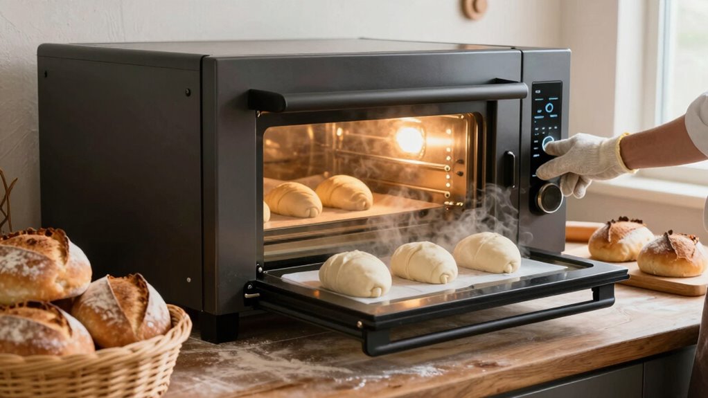 steam enhances bread fermentation