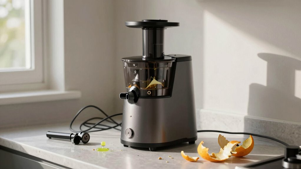 time consuming juicer assembly