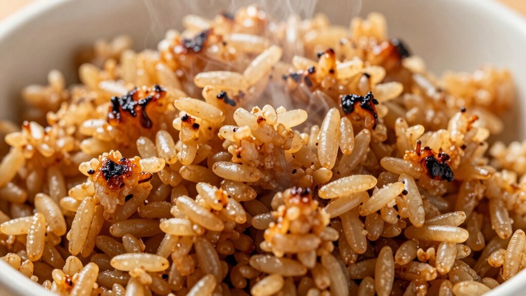 water ratio affects rice texture