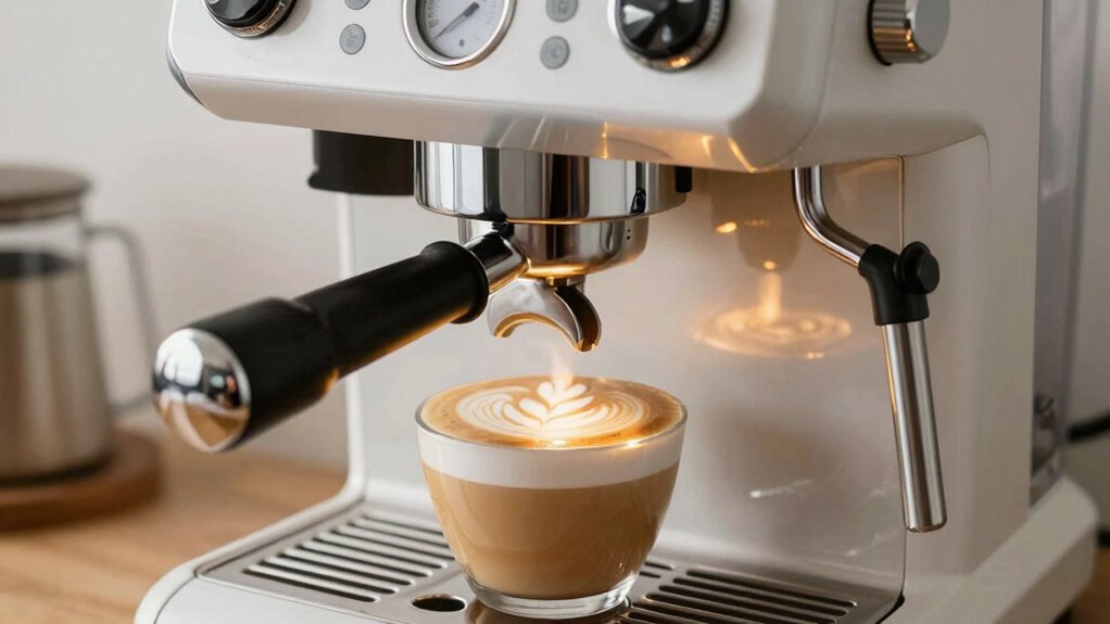 adjust brew for perfect froth