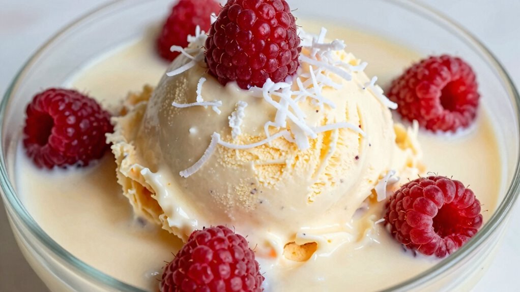 creamy sweet dominant flavor