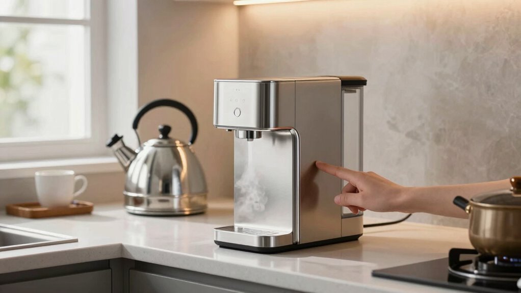 easy hot water dispenser setup