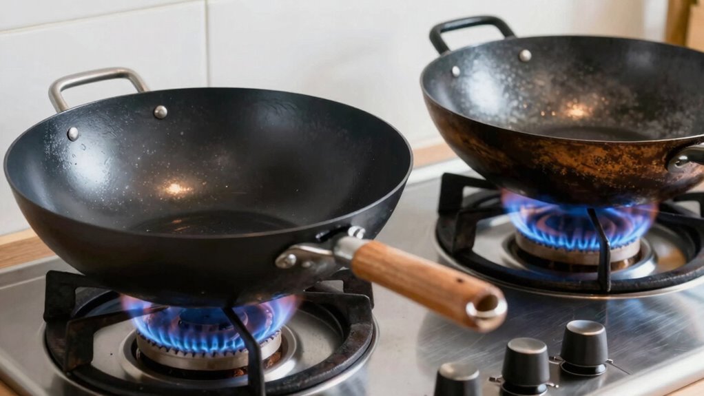 flat bottom wok compatibility