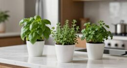 indoor herb garden setup