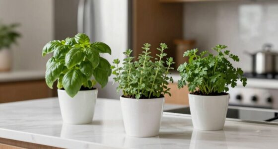 indoor herb garden setup