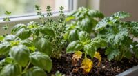 overwatering indoor herbs