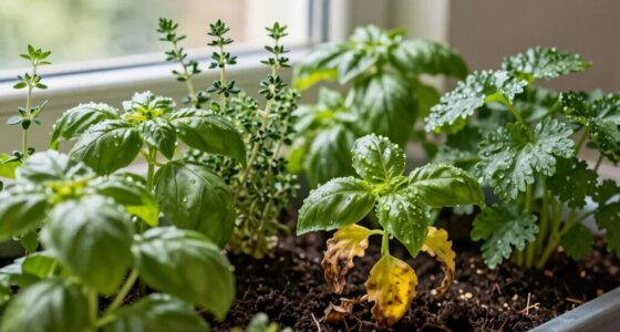 overwatering indoor herbs