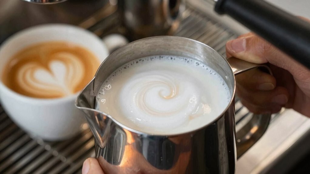 perfect creamy milk froth