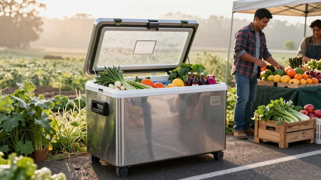 premium cooler ensures freshness