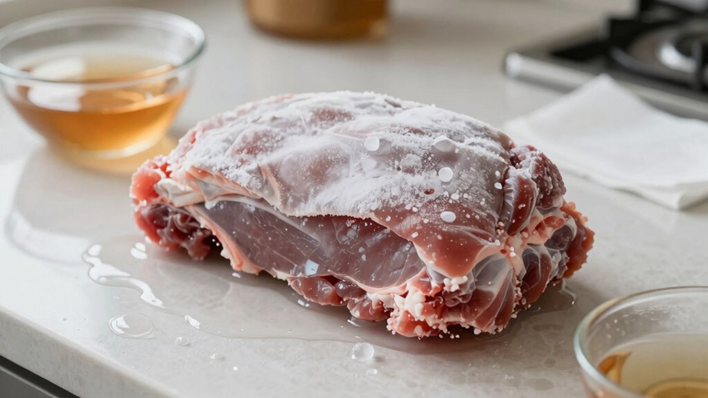 proper thawing and storage