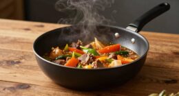 silent pan for cooking