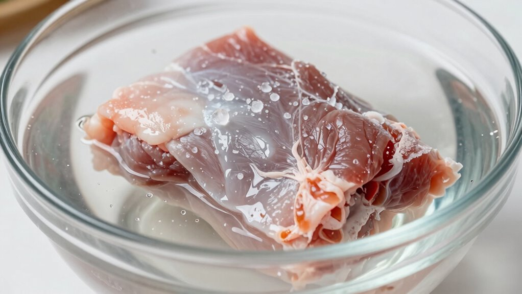 soaking restores freezer burned moisture
