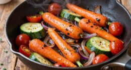 vegetable focused one pan dish