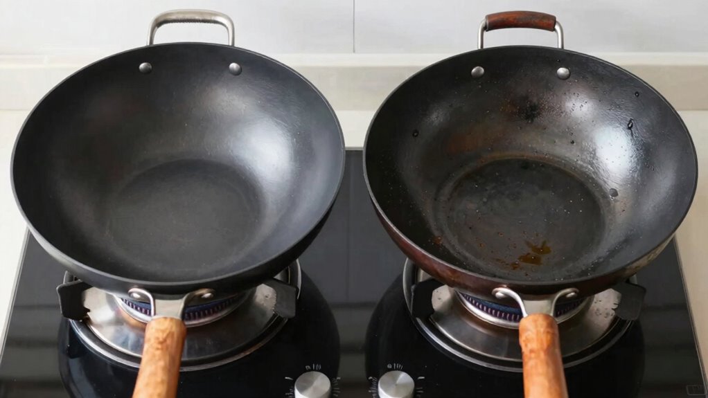 wok shape influences technique