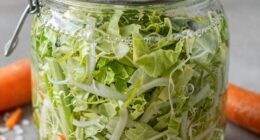 beginner friendly fermented cabbage