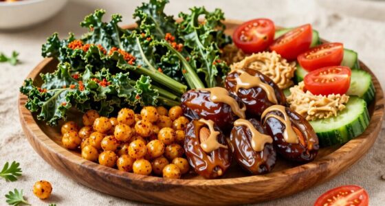 create filling vegan snacks