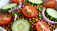 crunchy lentil salad dressing